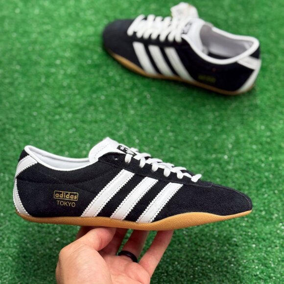 Adidas Tokyo Black White Womens JI0183 NEW Sz 6.5 - Picture 1 of 4